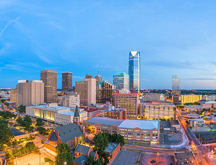 Oklahoma City, OK skyline